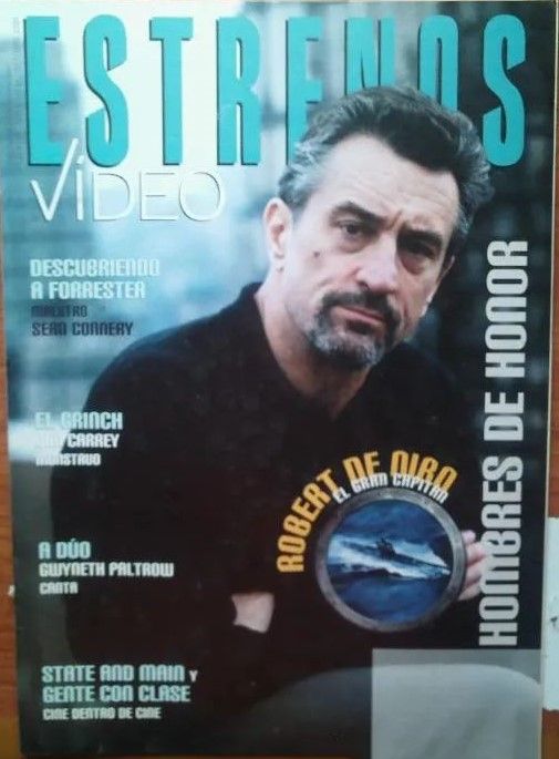 ESTRENOS DE VIDEO magazine side cover Issue 34 October 2001