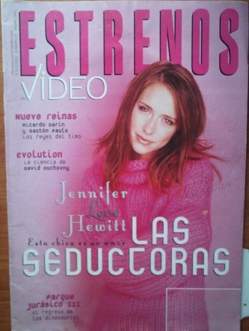 ESTRENOS DE VIDEO magazine side cover Issue 37 January 2002