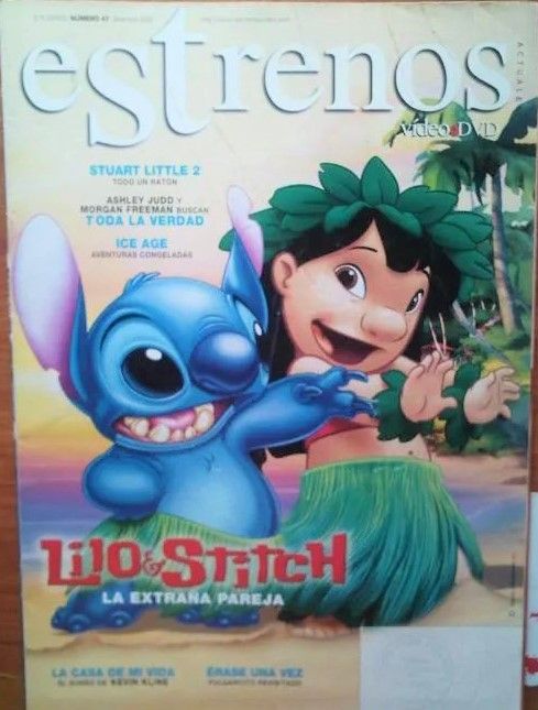 ESTRENOS DE VIDEO magazine side cover Issue 47 December 2002