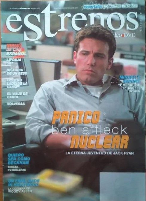 ESTRENOS DE VIDEO magazine side cover Issue 49 February 2003