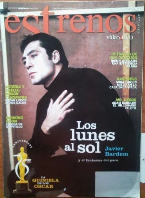 ESTRENOS DE VIDEO magazine side cover Issue 50 March 2003