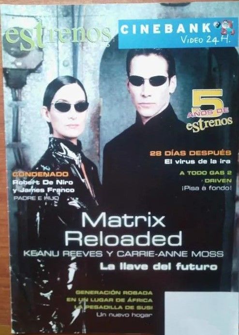ESTRENOS DE VIDEO magazine side cover Issue 56 October 2003