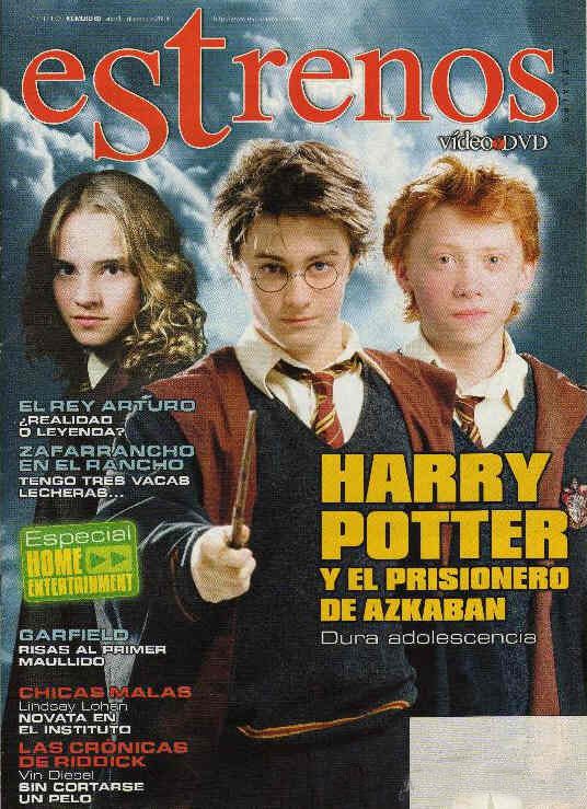ESTRENOS DE VIDEO magazine side cover Issue 69 December 2004