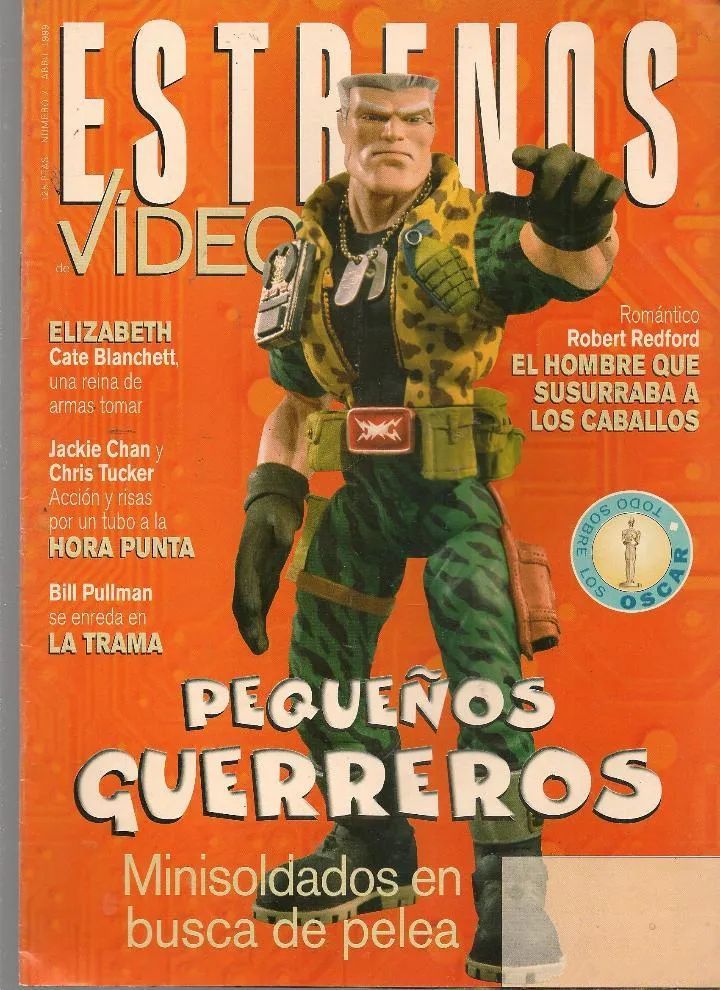 ESTRENOS DE VIDEO magazine side cover Issue 7 April 1999