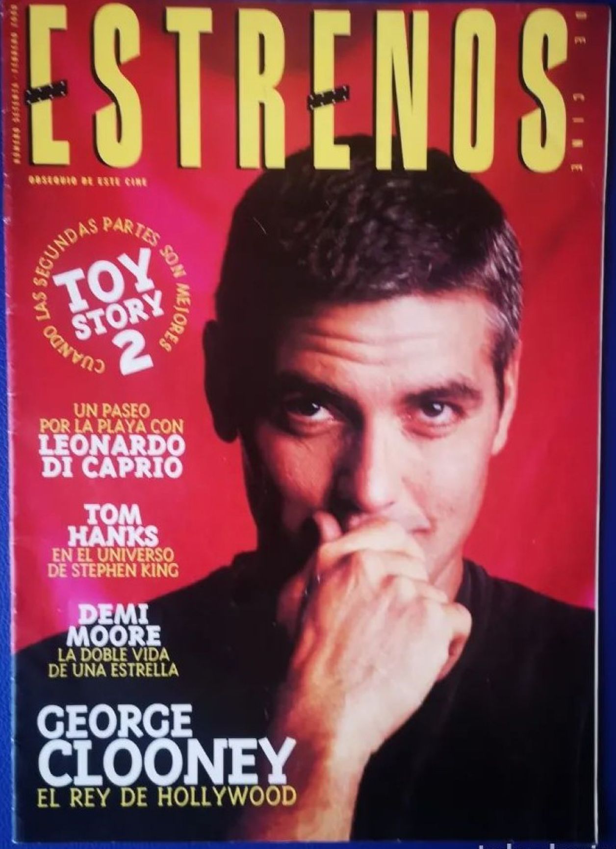 ESTRENOS DE CINE magazine side cover Issue 70  February 2000