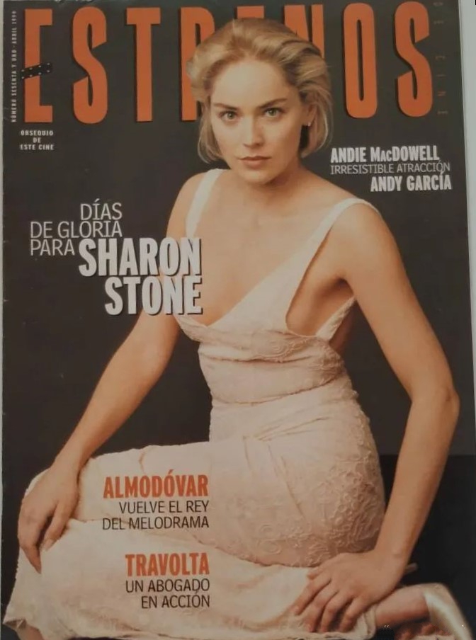 ESTRENOS DE CINE magazine side cover Issue 71  March 2000