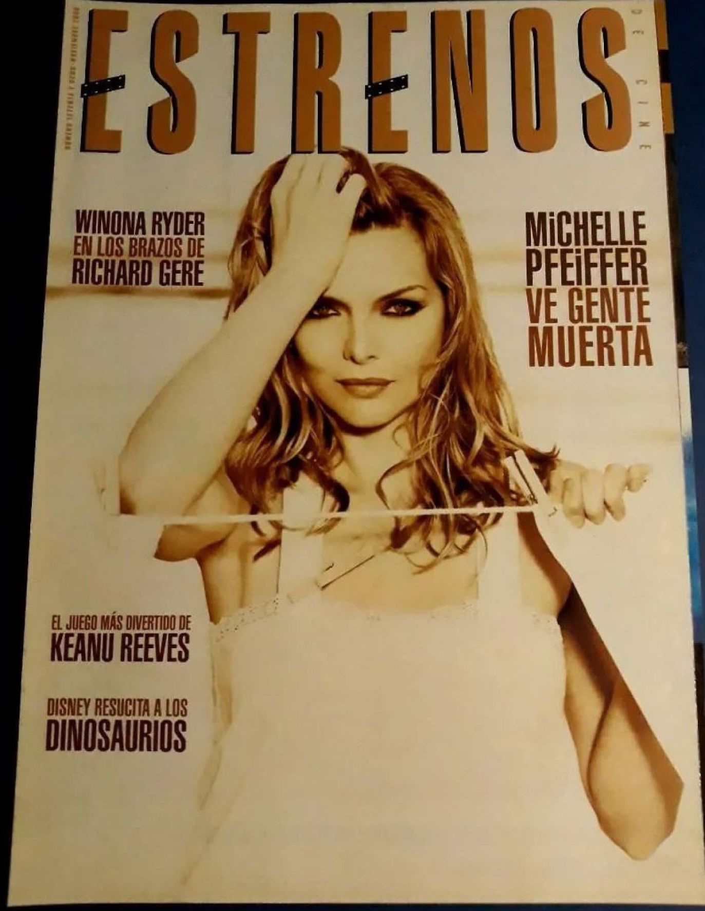 ESTRENOS DE CINE magazine side cover Issue 78  November 2000