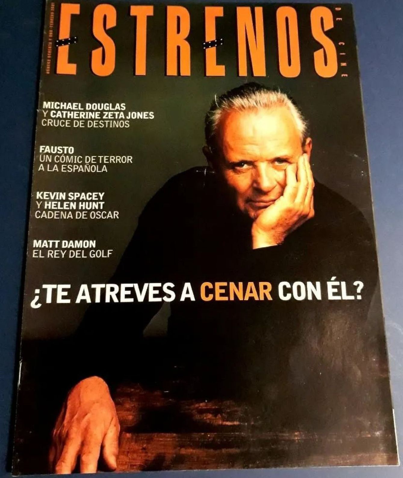 ESTRENOS DE CINE magazine side cover Issue 81  February 2001