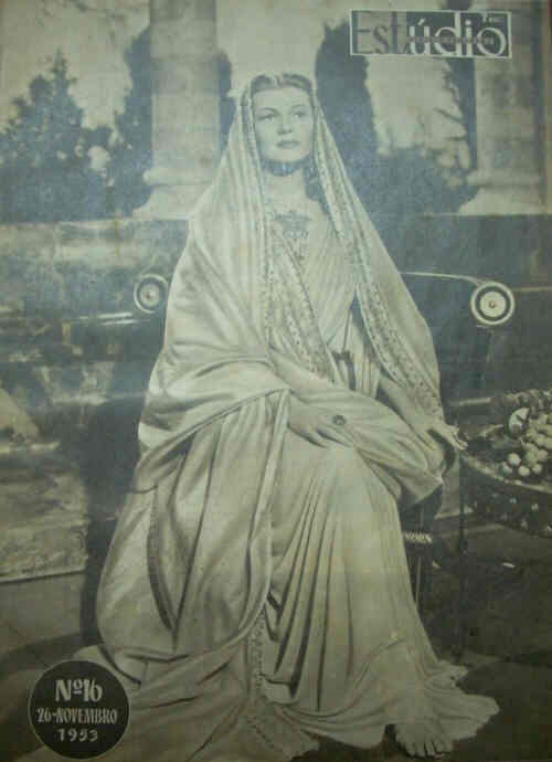 ESTUDIO magazine side cover Issue 16 26 November 1953