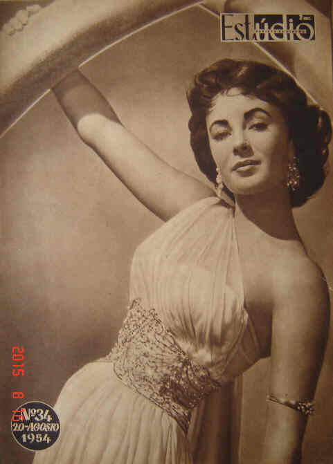 ESTUDIO magazine side cover Issue 34 20 August 1954