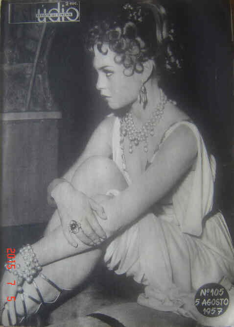 ESTUDIO magazine side cover Issue 105 5 August 1957