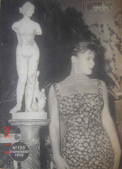 ESTUDIO magazine side cover Issue 135 5 November 1958