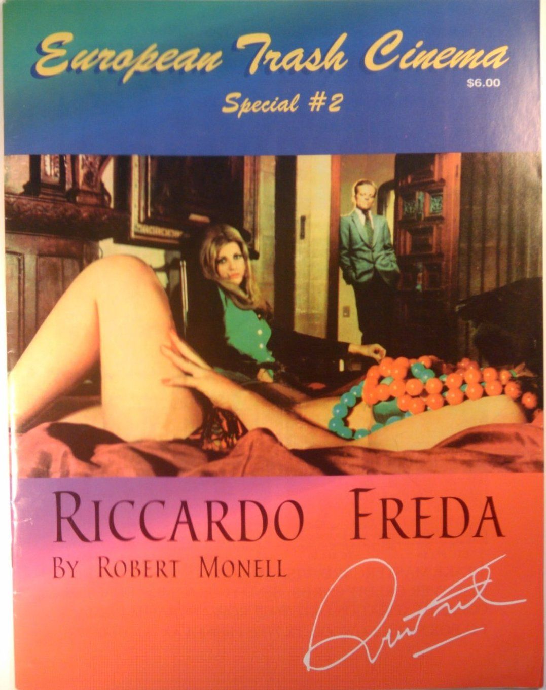 EUROPEAN TRASH CINEMA magazine side cover  Special # 2  1996