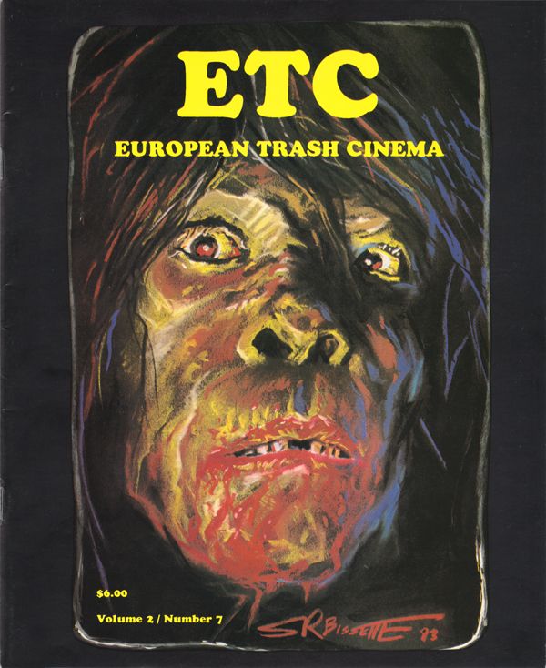 EUROPEAN TRASH CINEMA magazine cover  Vol 2 # 7 April 1993