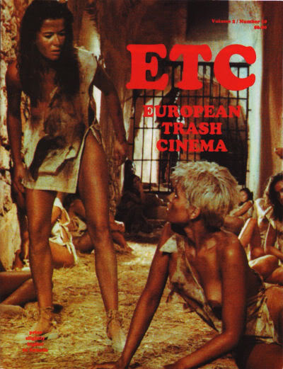 EUROPEAN TRASH CINEMA magazine side cover  Vol 2 # 10 October 1994