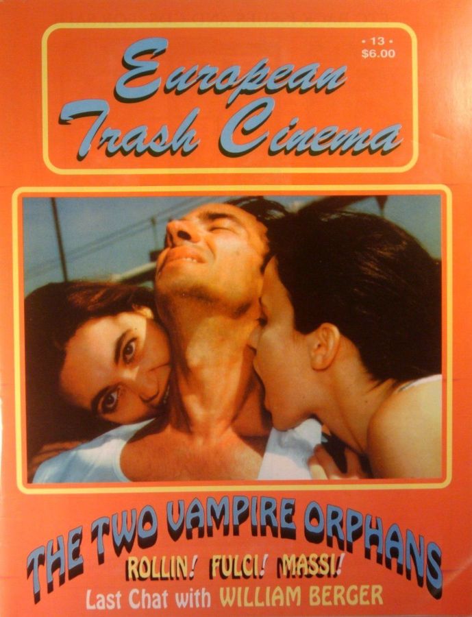 EUROPEAN TRASH CINEMA magazine side cover  Vol 2 # 13 January 1996