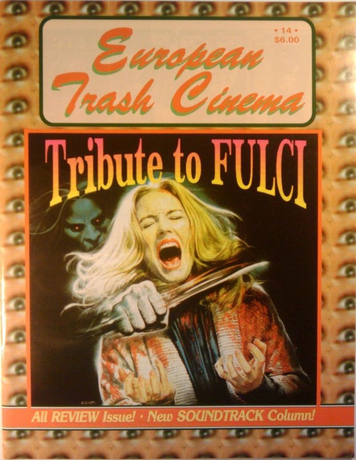 EUROPEAN TRASH CINEMA magazine side cover  Vol 2 # 14 July 1996