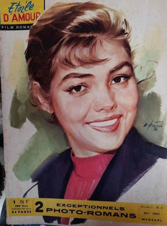 ETOILE D AMOUR magazine side cover Issue 3  May 1960