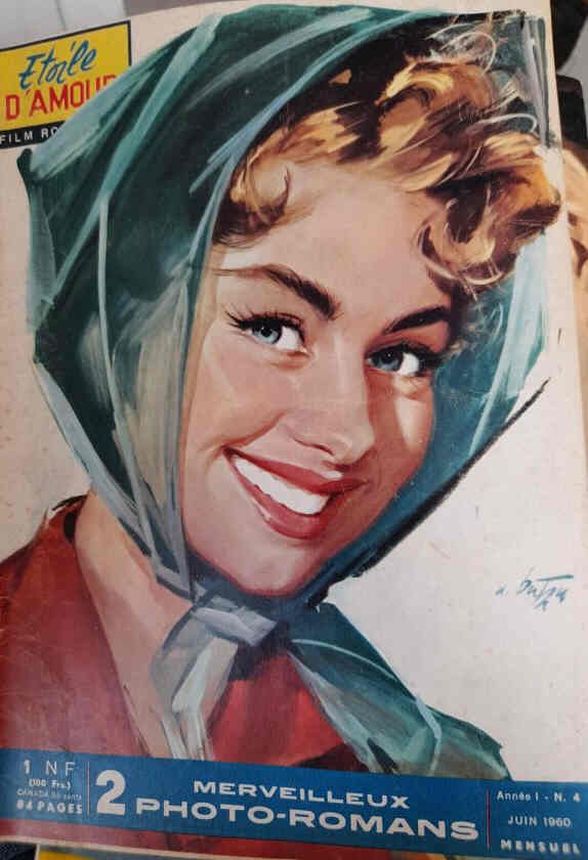 ETOILE D AMOUR magazine side cover Issue 4  June 1960