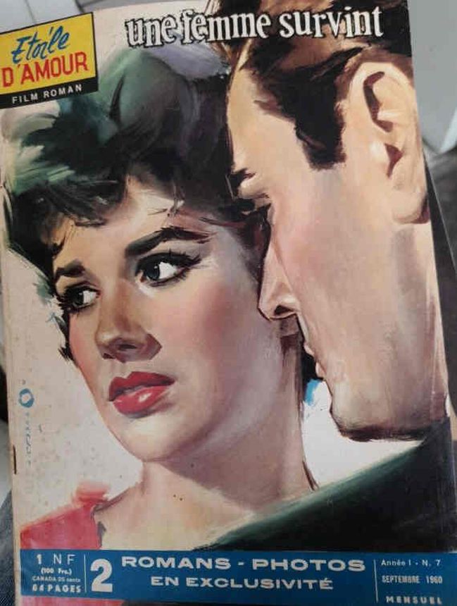 ETOILE D AMOUR magazine side cover Issue 7  September 1960