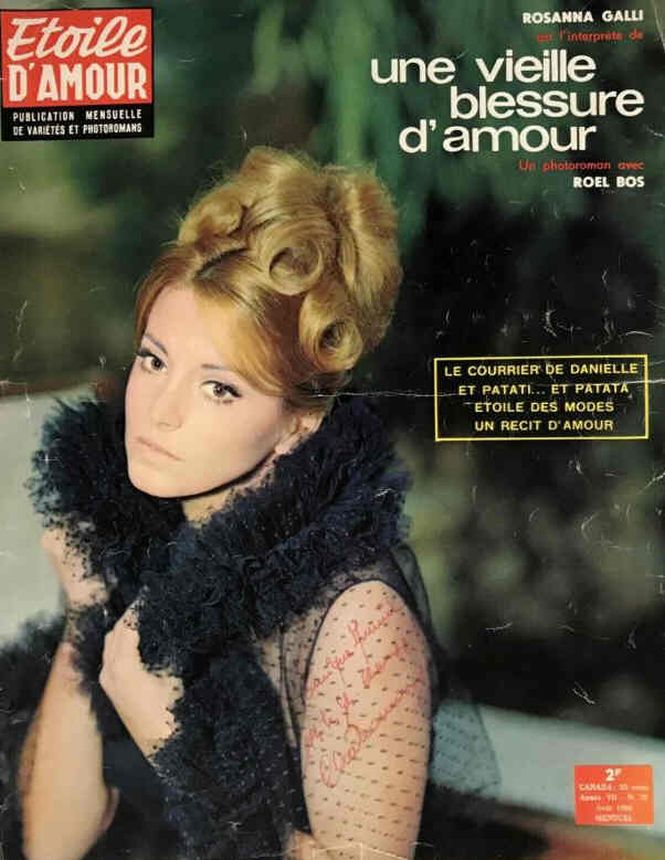 ETOILE D AMOUR magazine side cover Issue 78  August 1966