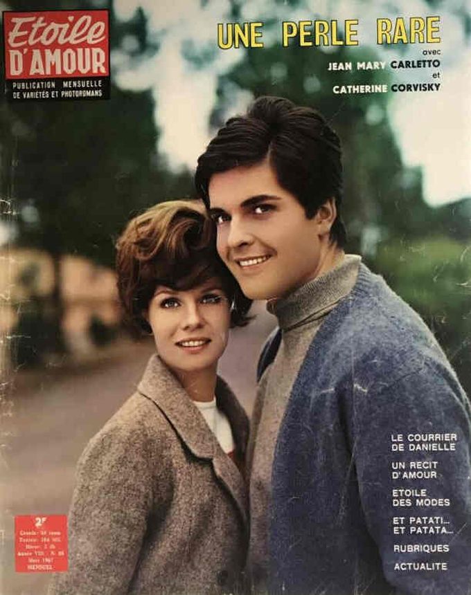 ETOILE D AMOUR magazine side cover Issue 85  March 1967
