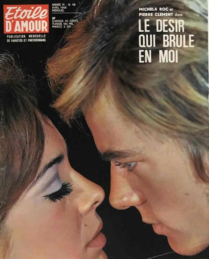 ETOILE D AMOUR magazine side cover Issue 98  April 1968