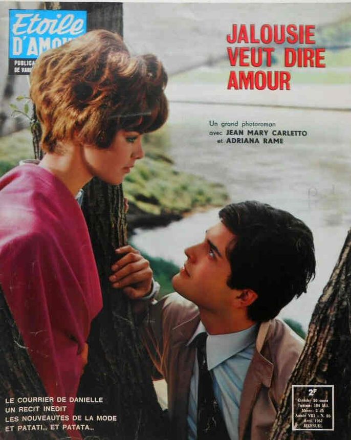 ETOILE D AMOUR magazine side cover Issue 86  April 1967