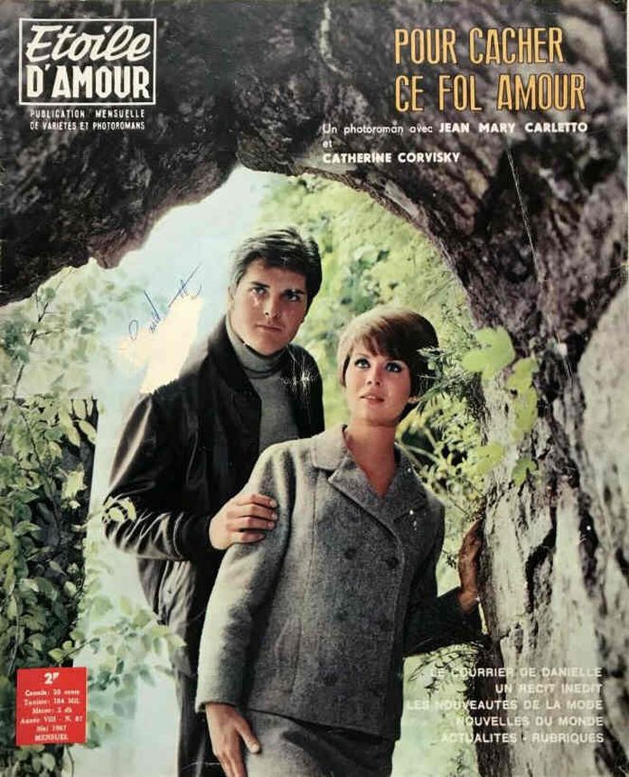 ETOILE D AMOUR magazine side cover Issue 87  May 1967