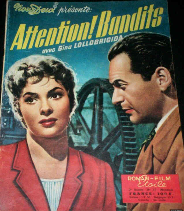 ROMAN FILM ETOILE magazine side cover Issue 17  1958