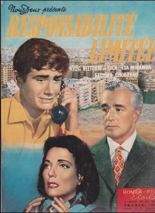 ROMAN FILM ETOILE magazine side cover Issue 27  1959