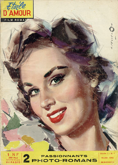 ETOILE D AMOUR magazine side cover Issue 1 March 1960