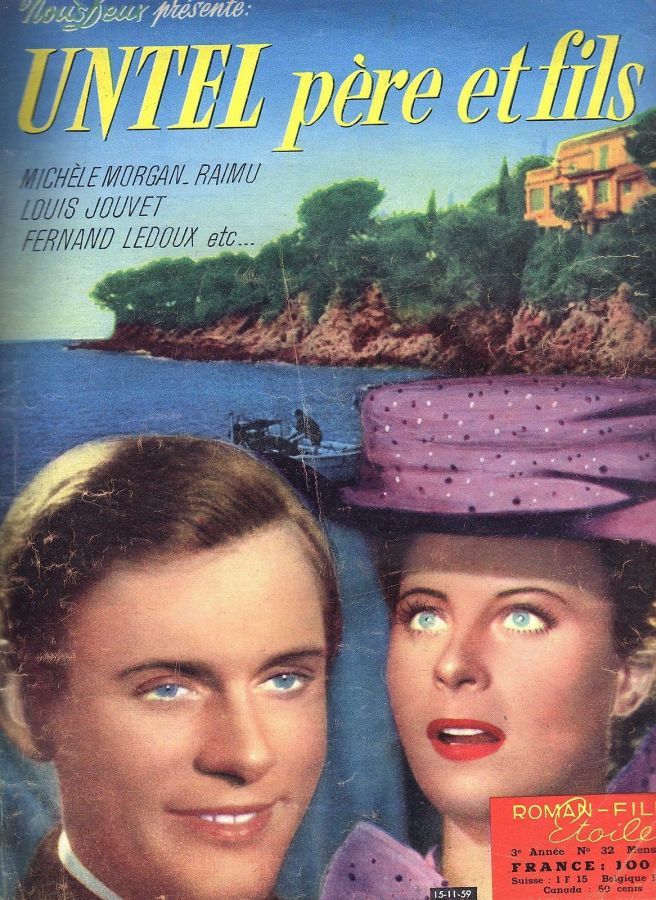 ROMAN FILM ETOILE magazine side cover Issue 32  1959