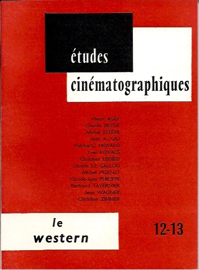 ETUDES CINEMATOGRAPHIQUES magazine side cover Issue 12/13  