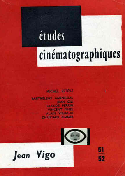 ETUDES CINEMATOGRAPHIQUES magazine side cover Issue 51/52  1966
