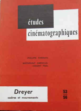 ETUDES CINEMATOGRAPHIQUES magazine side cover Issue 53-56  1967