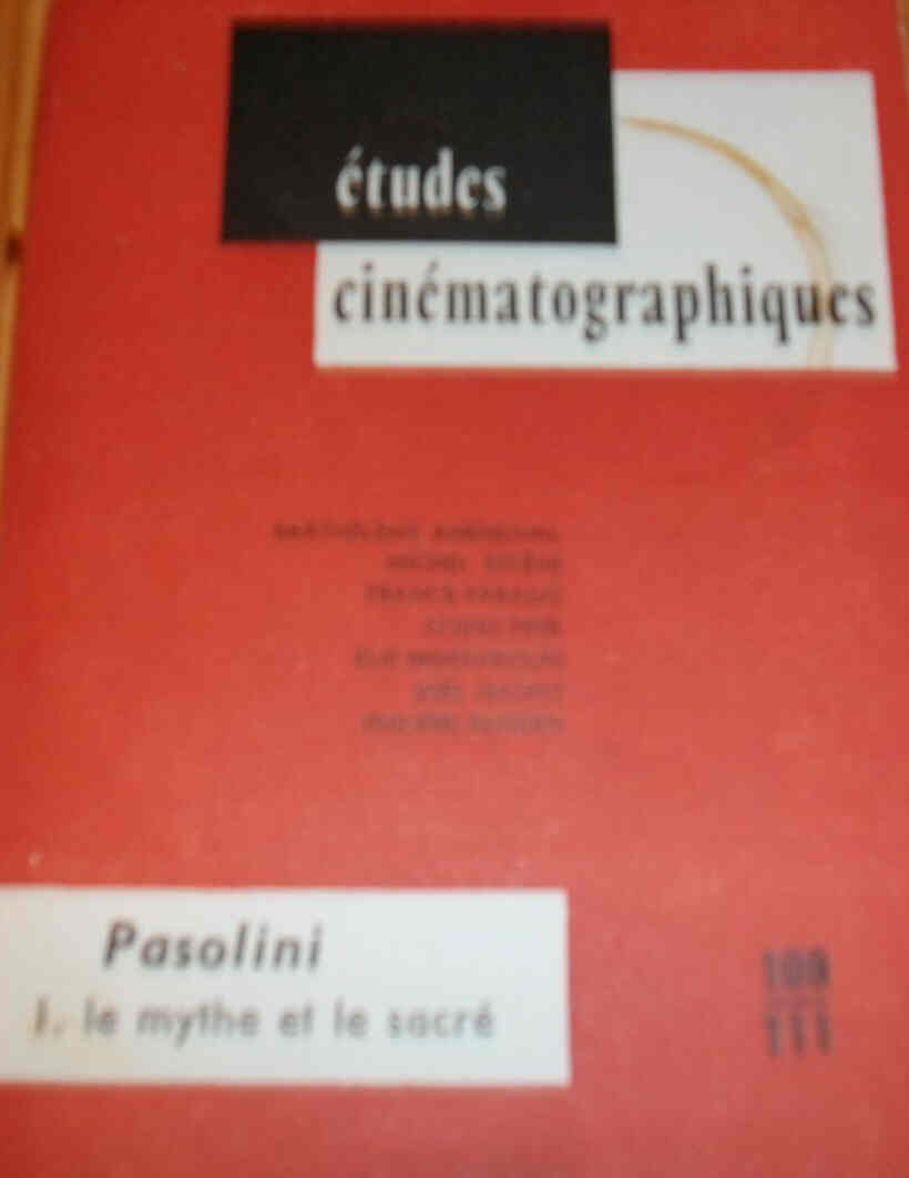ETUDES CINEMATOGRAPHIQUES magazine side cover Issue 109-111  1976