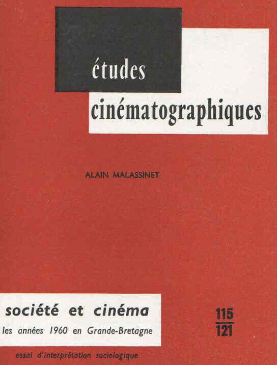 ETUDES CINEMATOGRAPHIQUES magazine side cover Issue 115-121  1977