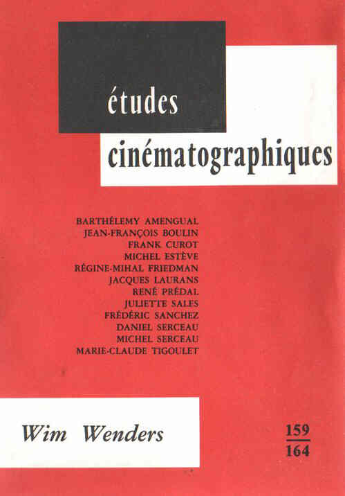 ETUDES CINEMATOGRAPHIQUES magazine side cover Issue 159-164  1994