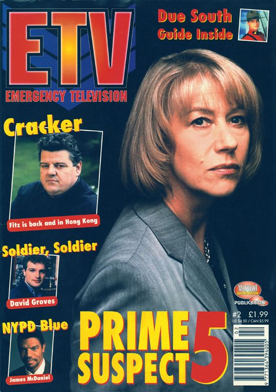 EMERGENCY TELEVISION magazine side cover Issue 2 November 1996