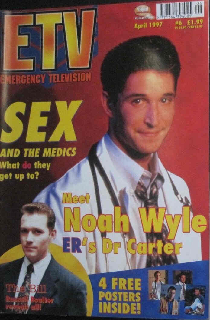 EMERGENCY TELEVISION magazine side cover Issue 6 April 1997