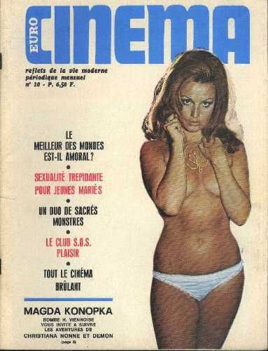 EURO CINEMA magazine side cover Issue 10 July-August 1973