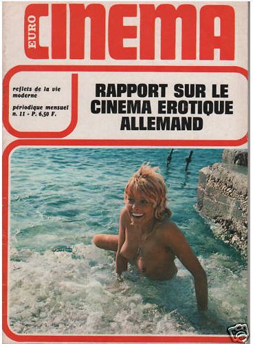EURO CINEMA magazine side cover Issue 11 September 1973