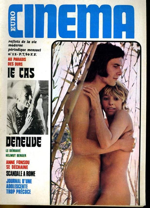 EURO CINEMA magazine side cover Issue 12 October/November 1973