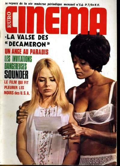 EURO CINEMA magazine side cover Issue 14 January 1974