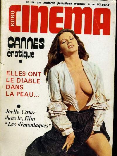 EURO CINEMA magazine side cover Issue 18 May/June 1974