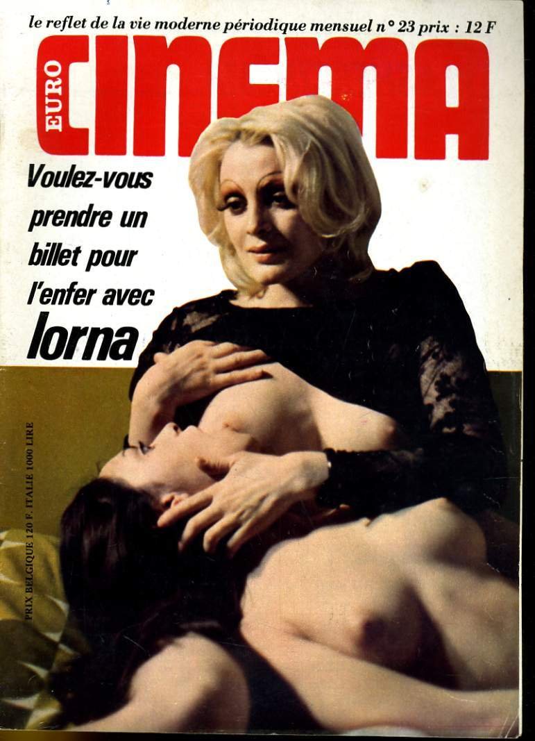 EURO CINEMA magazine side cover Issue 23  1975