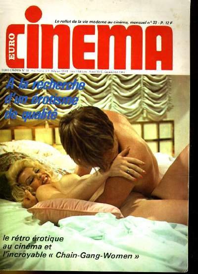 EURO CINEMA magazine side cover Issue 33 March 1976