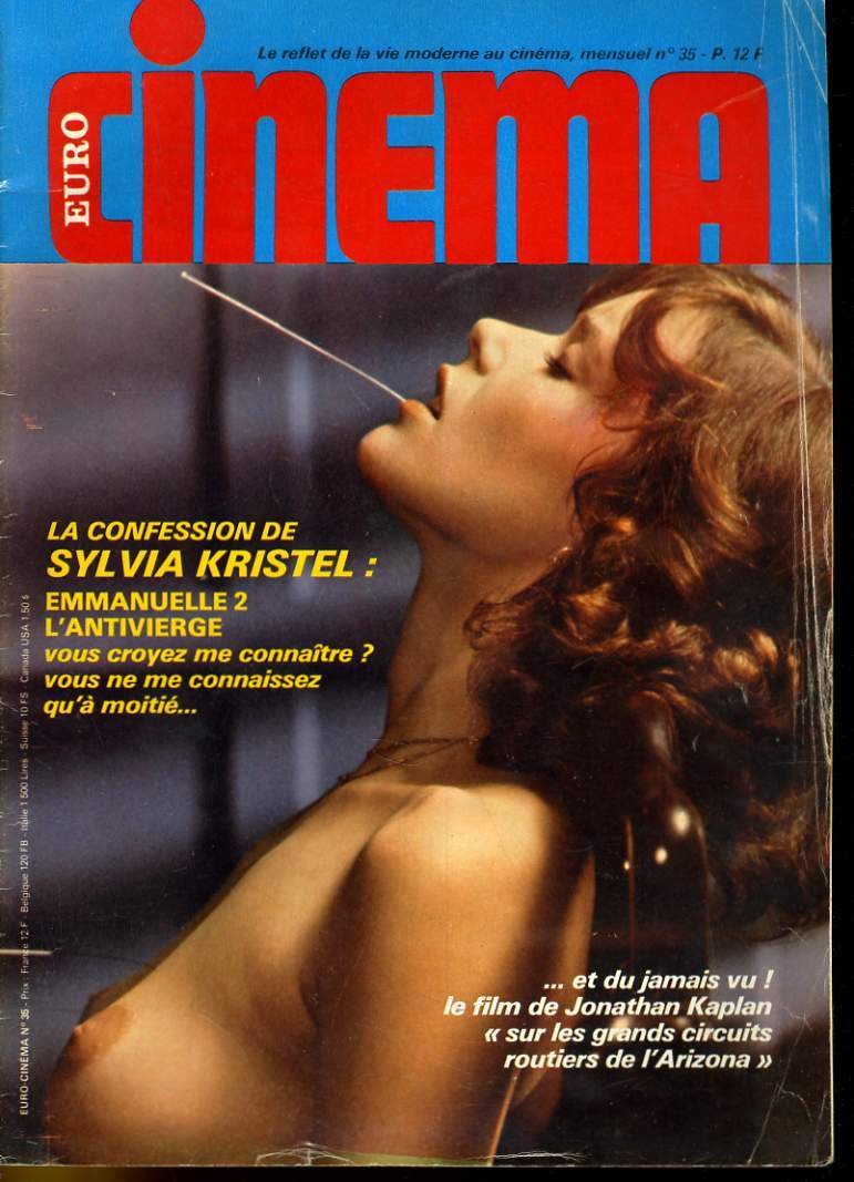 EURO CINEMA magazine side cover Issue 35 June 1976