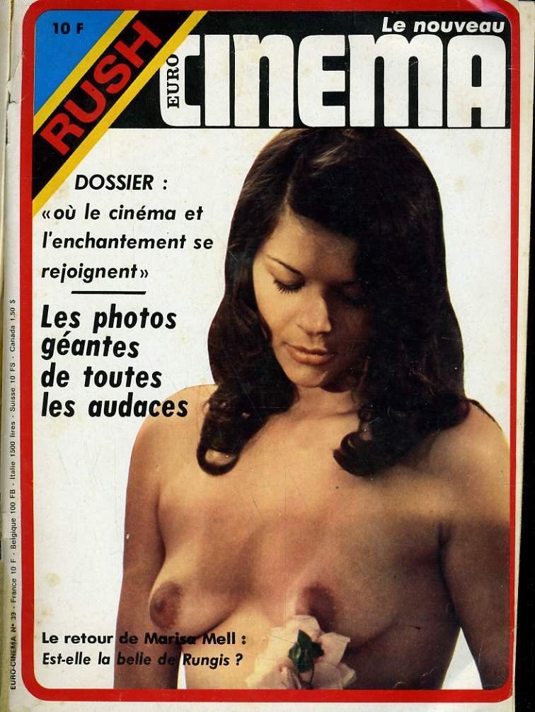 EURO CINEMA magazine side cover Issue 39 November 1976